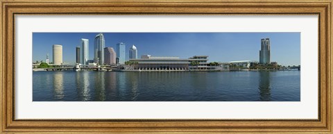 Framed Buildings at the waterfront, Tampa, Hillsborough County, Florida, USA Print