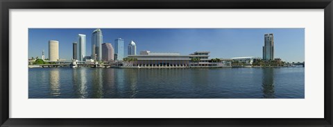 Framed Buildings at the waterfront, Tampa, Hillsborough County, Florida, USA Print