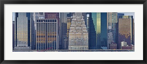 Framed New York City Skyscrapers 2011 Print