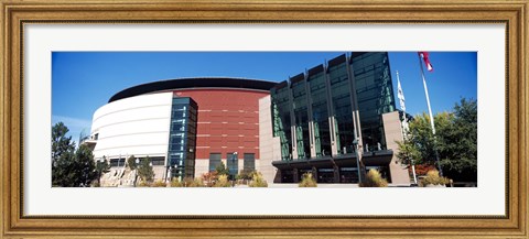 Framed Building in a city, Pepsi Center, Denver, Colorado Print