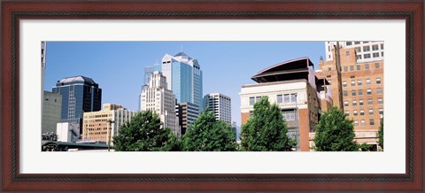 Framed Low angle view of skyline, Kansas City, Missouri, USA Print