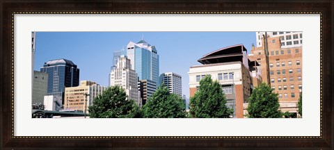 Framed Low angle view of skyline, Kansas City, Missouri, USA Print