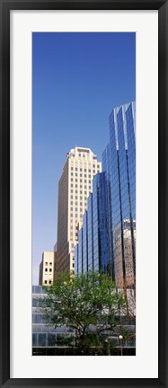 Framed Reflection on BMO Bank building, Oklahoma City, Oklahoma, USA Print