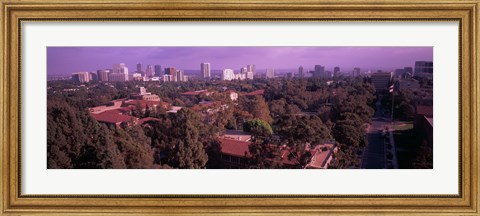 Framed University campus, University Of California, Los Angeles, California, USA Print