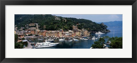 Framed Italy, Portfino Print