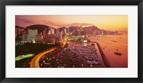 Framed Hong Kong Print
