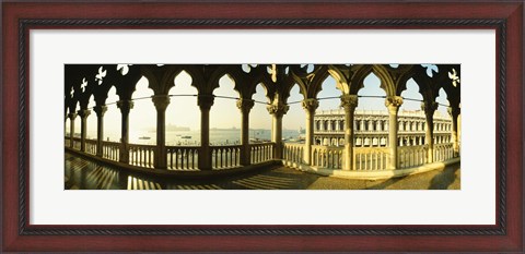 Framed Columns in Saint Mark Square, Venice Print