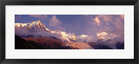 Framed Haute-Savoie, Mountains, Mountain View, Alps, France Print