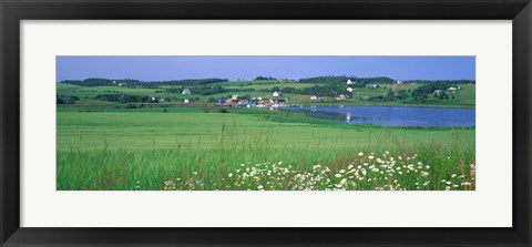 Framed French River, Prince Edward Island, Canada Print
