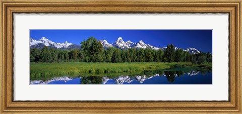 Framed Teton Range Grand Teton National Park WY USA Print