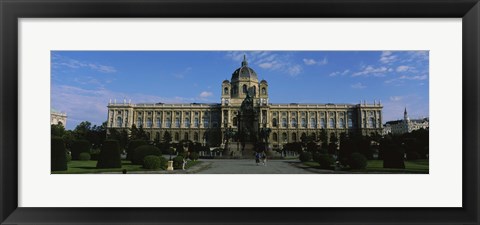 Framed Facade of a museum, Museum Of Fine Arts, Vienna, Austria Print