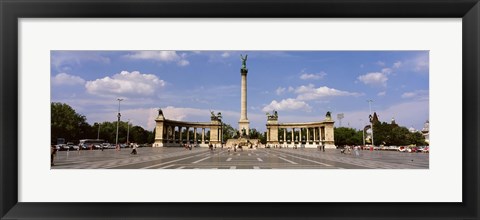 Framed Hero Square, Budapest, Hungary Print