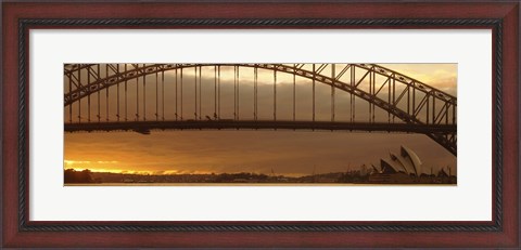 Framed Harbor Bridge Sydney Australia Print