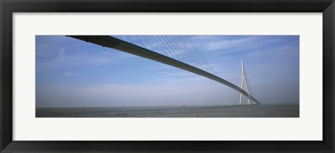 Framed Pont de Normandy Normandy France Print