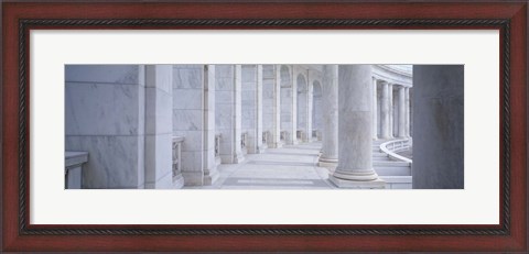 Framed Columns of a government building, Arlington, Arlington County, Virginia, USA Print