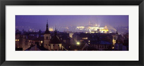 Framed Hradcany Castle, Prague, Czech Republic Print