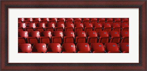 Framed Stadium Seats Print