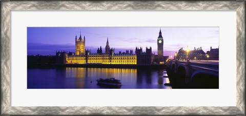 Framed Parliament, Big Ben, London, England, United Kingdom Print