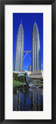 Framed Petronas Towers Kuala Lumpur Malaysia Print