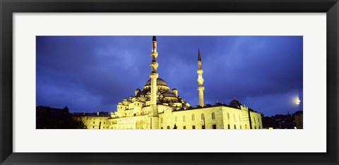 Framed Minarets,Yeni Mosque, Istanbul, Turkey Print