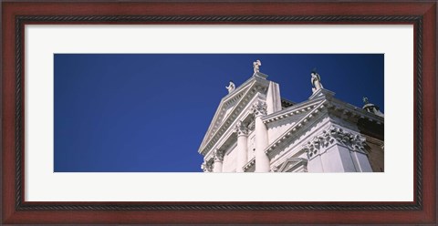 Framed Architectual detail on a building, Venice, Italy Print