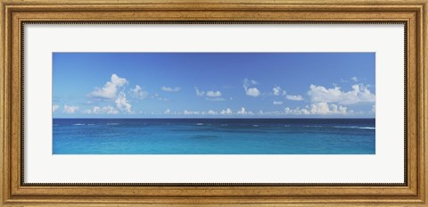 Framed Clouds over the ocean, Atlantic Ocean, Bermuda Print