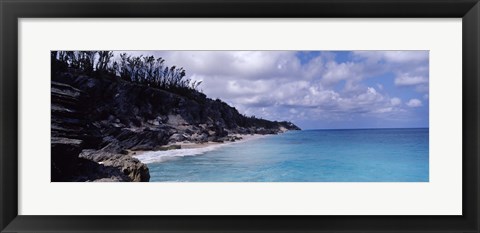 Framed Clouds over the sea, Bermuda Print