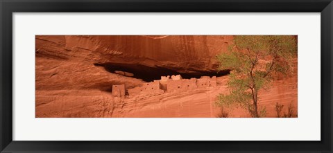Framed Ruins of house, White House Ruins, Canyon De Chelly, Arizona, USA Print