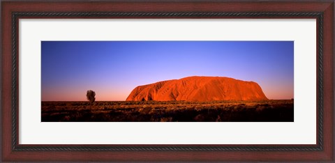 Framed Rock formation, Uluru, Uluru-Kata Tjuta National Park, Northern Territory, Australia Print