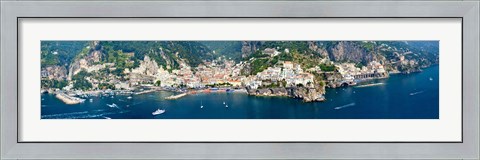 Framed Amalfi Coast, Salerno, Campania, Italy Print