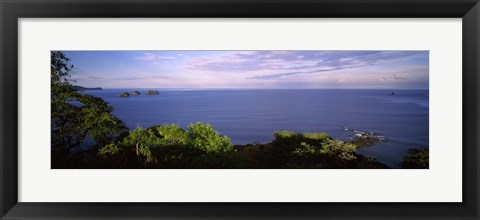 Framed Island in an ocean, Papagayo Peninsula, Costa Rica Print