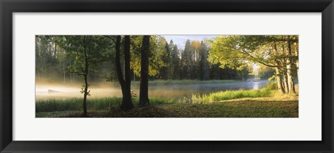 Framed Dal River, Sweden Print