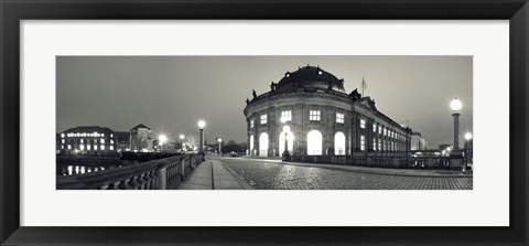 Framed Bode-Museum on the Museum Island at the Spree River, Berlin, Germany Print