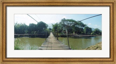 Framed River in Chiang Mai Province, Thailand Print
