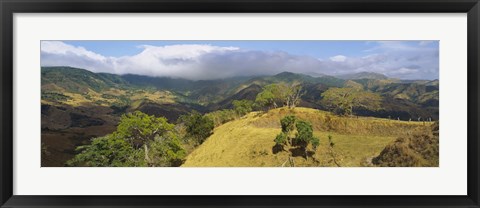 Framed Clouds over mountains, Monteverde, Costa Rica Print