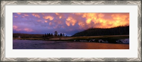 Framed Firehole River Yellowstone National Park WY USA Print