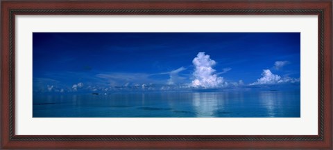 Framed Sea &amp; Clouds The Maldives Print