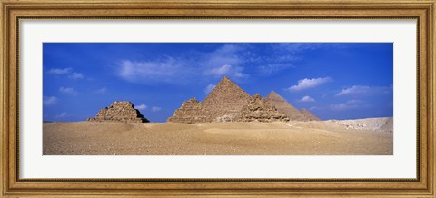 Framed Great Pyramids, Giza, Egypt Print