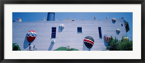 Framed Building With Balloon Decorations, Louisville, Kentucky, USA Print