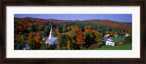 Framed Autumn, Waits River, Vermont, USA Print