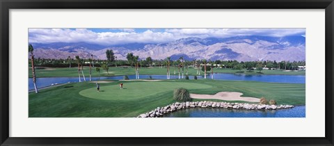 Framed Golf Course, Palm Springs, California, USA Print