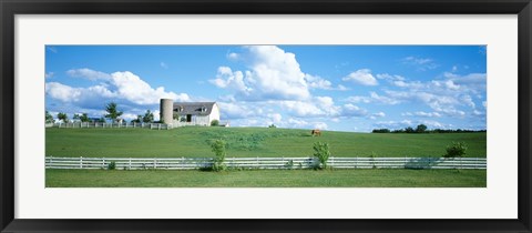 Framed Dairy Farm Janesville, Wisconsin, USA Print