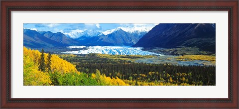 Framed Mantanuska Glacier AK USA Print
