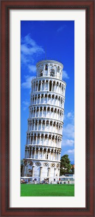 Framed Tower Of Pisa, Tuscany, Italy Print