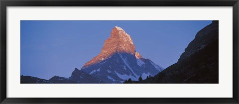 Framed Mt Matterhorn Zermatt Switzerland Print