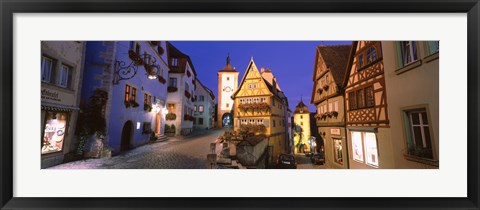 Framed Germany, Rothenburg ob der Tauber Print