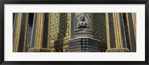 Framed Emerald Buddha, Wat Phra Keo, Bangkok, Thailand Print
