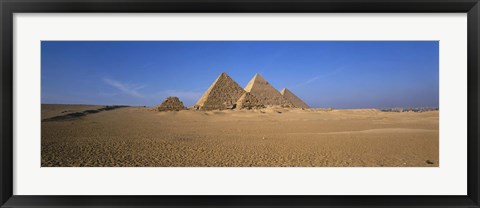 Framed Great Pyramids Giza Egypt Print