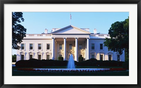 Framed White House Washington DC Print