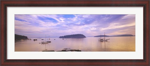 Framed Frenchman Bay, Bar Harbor, Maine, USA Print